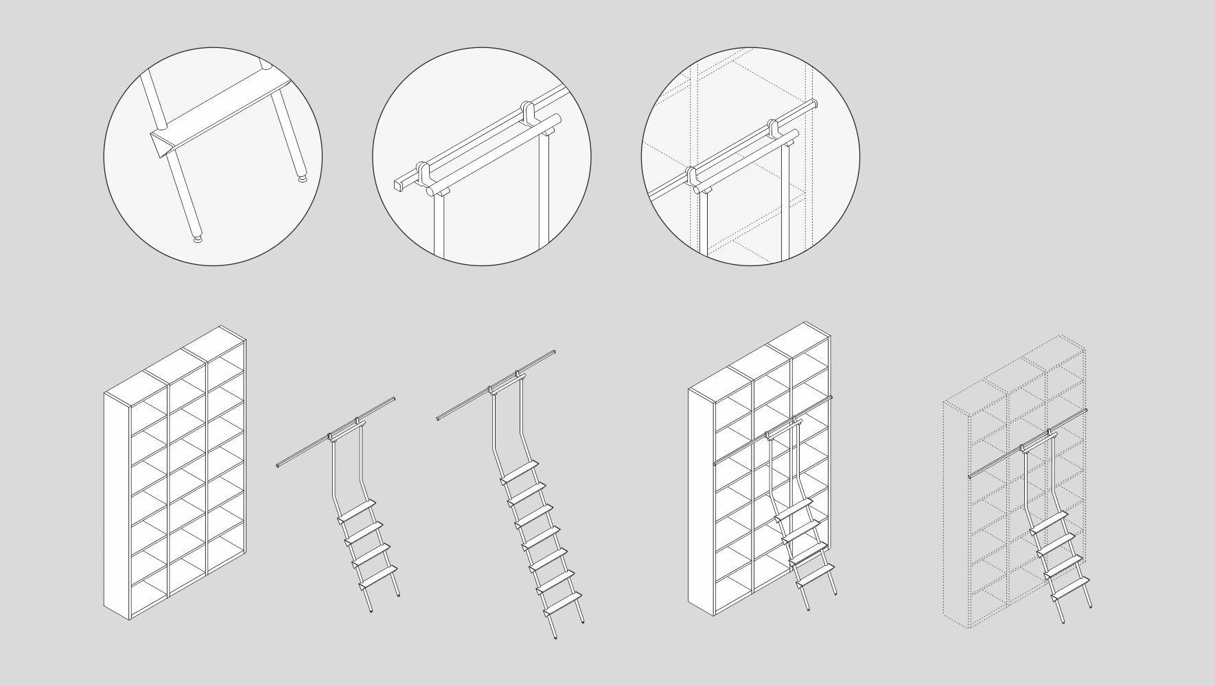 Darstellung verschiedener Konfigurationen