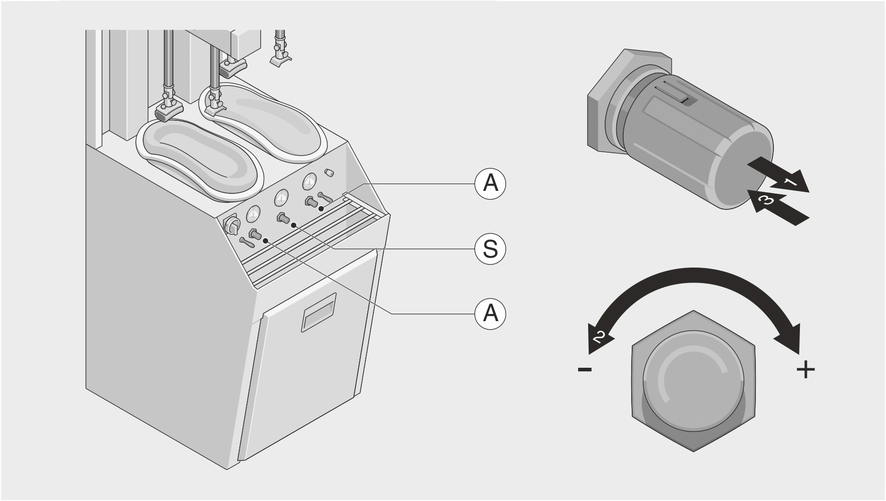 Darstellung von Bedienelementen