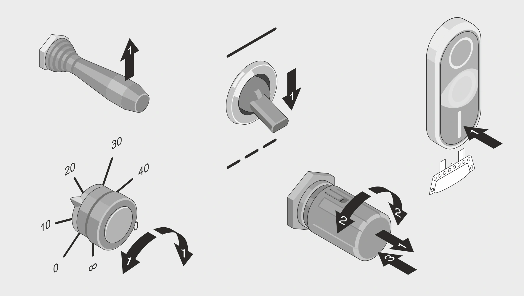 Darstellung von Bedienelementen