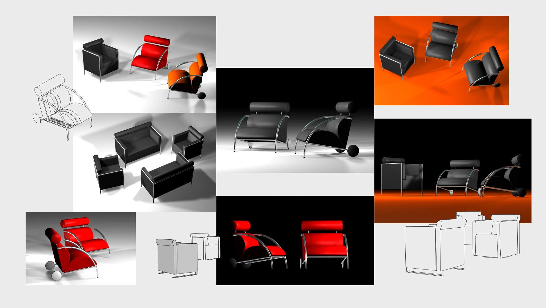 Zusammenstellung verschiedener Kombinationen