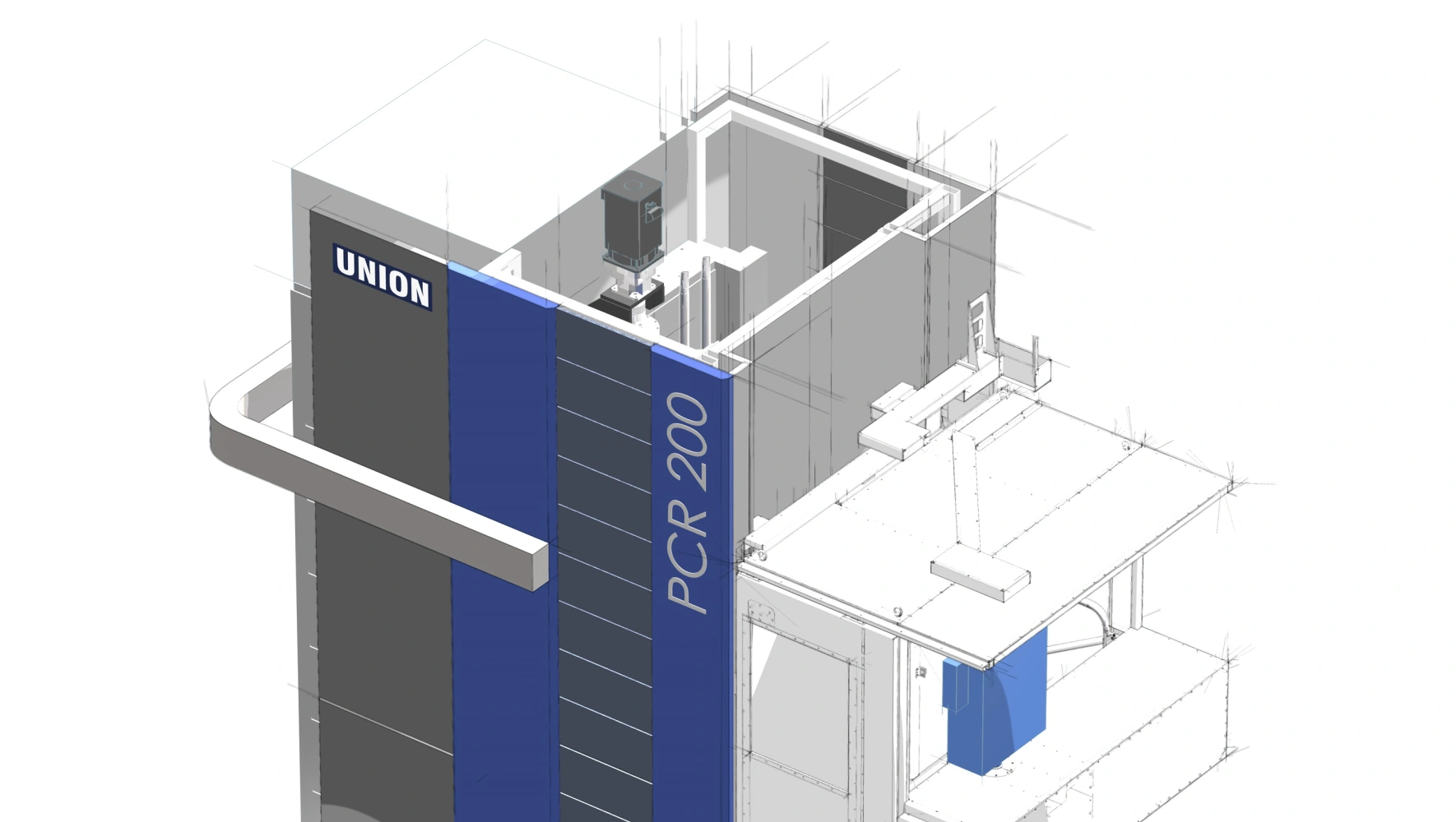 Gestaltung der Verkleidung für eine Werkzeugmaschine